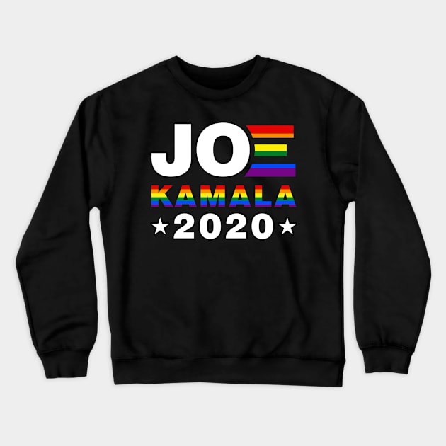 Joe Biden Kamala Harris 2020 Rainbow Gay Pride LGBT Crewneck Sweatshirt by ngatdoang842b